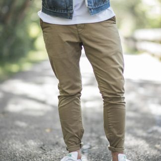 Francesco Men's Straight Fit Chino Pants — Cotton Twill